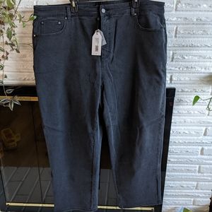 Etta High Rise Jeans Universal Standard Washed Black